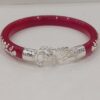 92.5 Pure Silver Peacock Shape Floral Bracelet Pola (Single)