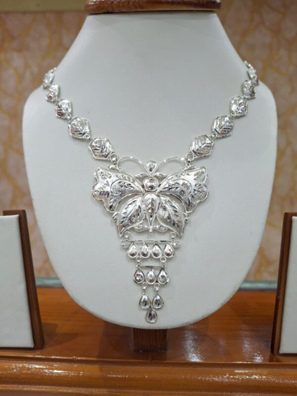 WhatsApp Image 2025-10-26 at 6.22.15 PM 92.5 Pure Silver Stylish Butterfly Design Sitahar (CN19)