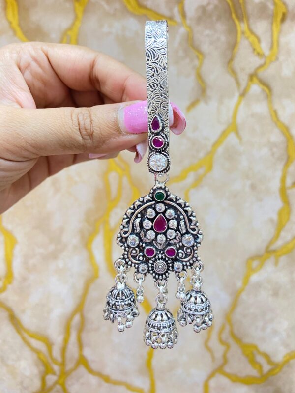 92.5 Pure Silver Jhumko Style Komor Jhapta (CN 49)