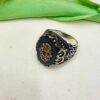 WhatsApp Image 2025-11-19 at 5.58.11 PM (1) 92.5 Silver Small Blue Stone Antique Finger Ring (Size-23) (CN 15)