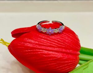 WhatsApp Image 2025-11-19 at 6.29.43 PM (1) 92.5 Silver Purple Minekari Flower Design Finger Ring