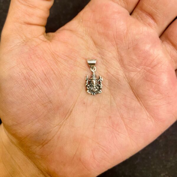 WhatsApp Image 2025-11-19 at 6.48.31 PM 92.5 Pure Silver Cute Ganesh Pendant (without chain)