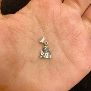 WhatsApp Image 2025-11-19 at 6.57.18 PM 92.5 Pure Silver Sai Baba Pendant (without chain)