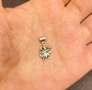 WhatsApp Image 2025-11-19 at 6.58.32 PM 92.5 Pure Silver Hanuman Ji Pendant (Without Chain)