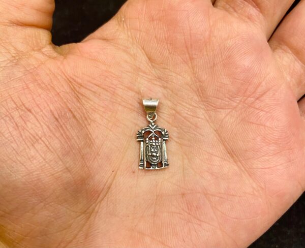 WhatsApp Image 2025-11-19 at 6.59.32 PM 92.5 Pure Silver Tirupati Nath Temple Design Pendant (Without Chain)
