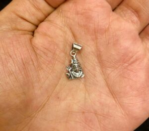 WhatsApp Image 2025-11-19 at 7.00.31 PM 92.5 Pure Silver Mohadeb Pendant (Without Chain)