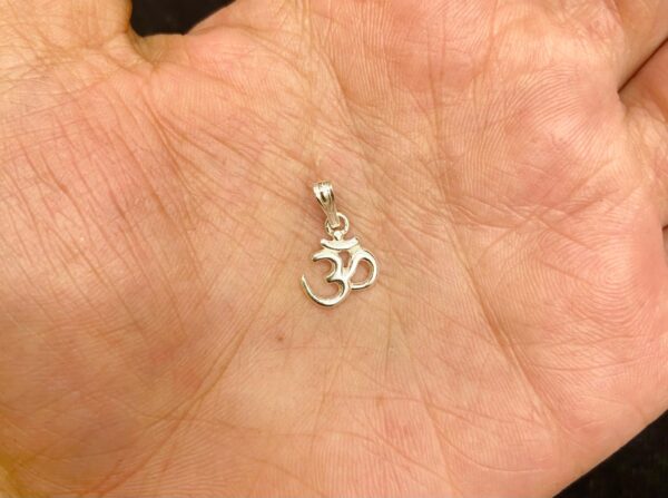 WhatsApp Image 2025-11-19 at 7.01.19 PM 92.5 Pure Silver Om Sign Pendant (Without Chain)