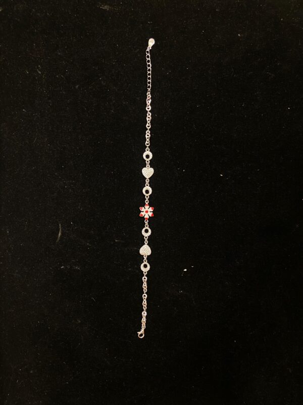 WhatsApp Image 2025-11-19 at 7.06.39 PM 92.5 Pure Silver Heart Shape Flower Design Bracelet (CN 8)