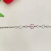 WhatsApp Image 2025-11-19 at 7.15.52 PM 92.5 Pure Silver Heart Shape Flower Design Bracelet (CN 8)