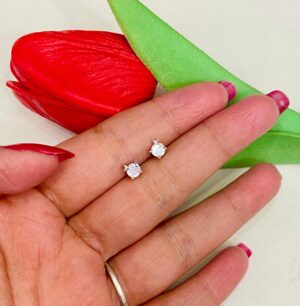 WhatsApp Image 2025-11-20 at 2.26.01 PM 92.5 Pure Silver White Stone Dot Design Ear Tops