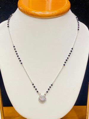 WhatsApp Image 2025-11-24 at 4.20.36 PM 92.5 Pure Silver Double Round Shape Stone Mangalsutra