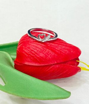 WhatsApp Image 2025-11-24 at 5.48.28 PM 92.5 Silver Heart Shape Cross Stone Finger Ring