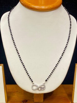 WhatsApp Image 2025-11-24 at 6.30.19 PM 92.5 Pure Silver Double Heart Shape Infinity Mangalsutra