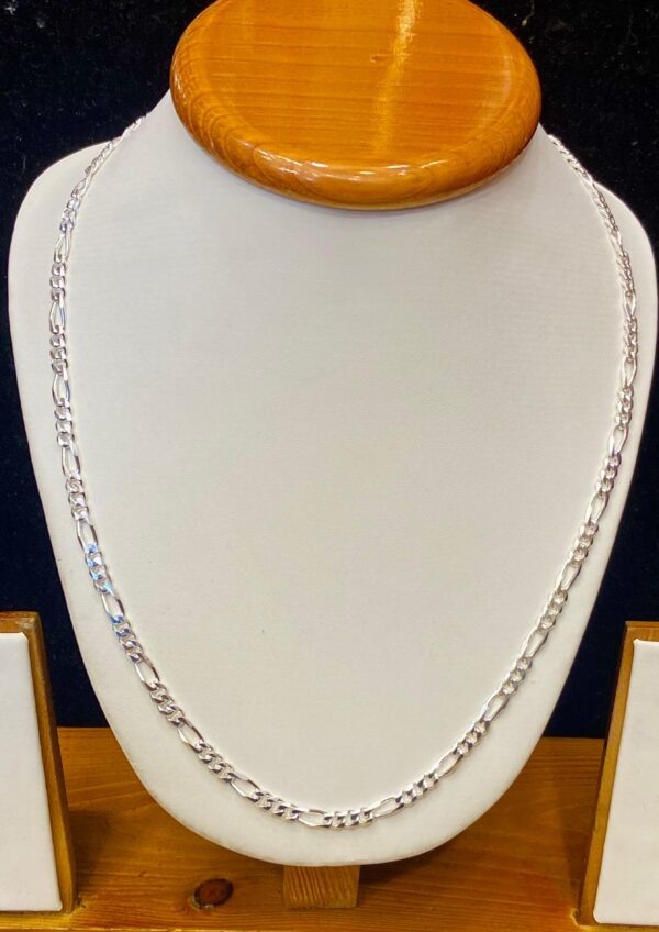 92.5 Pure Silver Lock Pattern Chain