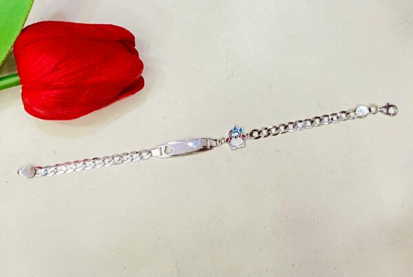92.5 Pure Silver Penguin Design Baby Bracelet