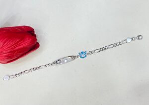 92.5 Pure Silver Teddy Design Baby Bracelet