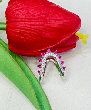 WhatsApp Image 2025-12-12 at 11.50.54 AM Silver Pink Stone Curve design V Finger Ring