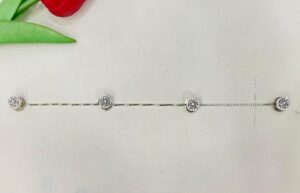 92.5 Pure Silver Circle Design Button (CN 9/52)