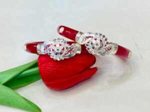 WhatsApp-Image-2025-12-18-at-2.02.48-PM-600x450 92.5 Pure Silver Beautiful Kolka Floral Design Bracelet Pola (Pair)