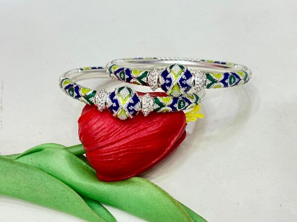 WhatsApp Image 2025-12-20 at 1.30.53 PM 92.5 Pure Silver Single Circle Mukh Monipuri Bala (CN 47-19)