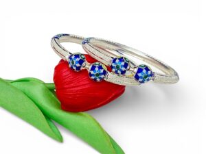 92.5 Pure Silver Circle Mukh Monipuri Bala (CN 44-82)