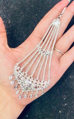 92.5 Pure Silver Stylish Komor Jhapta