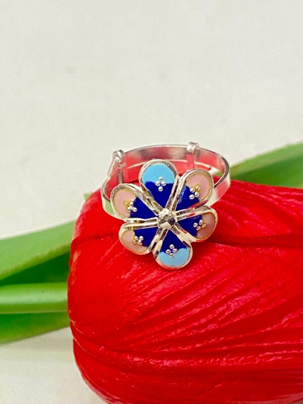 WhatsApp Image 2026-01-06 at 4.49.54 PM 92.5 Silver Flower Design Monipuri Adjustable Finger Ring