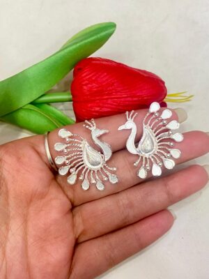 92.5 Pure Silver Mini Peacock Design Pasha (CN 5-43)