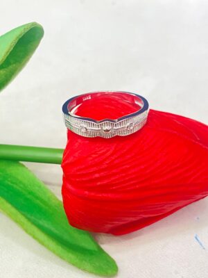 WhatsApp Image 2026-02-18 at 1.27.34 PM 92.5 Silver Stripe Design Drop Shape Finger Ring