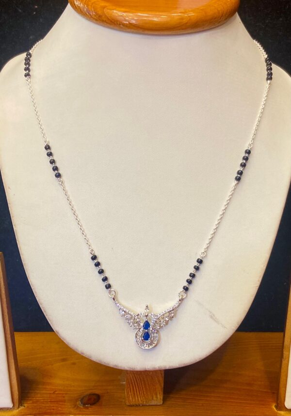 WhatsApp Image 2026-02-19 at 1.39.49 PM 92.5 Pure Silver Round Shape Drop Design Mangalsutra (CN 6-65)