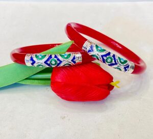 WhatsApp Image 2026-02-22 at 12.46.18 PM 92.5 Pure Silver Barfi shape Minakari Monipuri Mukh Pola (Single)