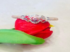 92.5 Pure Silver Round Kolka Shape 3 Dhatu Noya