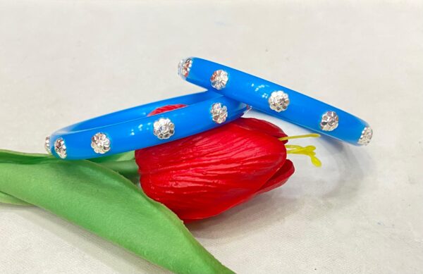 99.5 Pure Silver Sky Blue Partilica Ruli Pola