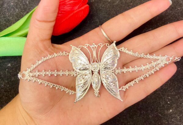WhatsApp Image 2026-02-26 at 11.27.49 AM 92.5 Pure Silver Butterfly Design Mantashsa (CN 12-96)