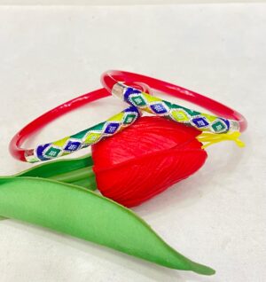 WhatsApp Image 2026-02-28 at 12.01.25 PM 92.5 Pure Silver Minakari Barfi Deesign Red Mukh Pola (Single)