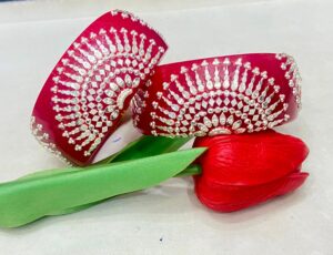 99.5 pure silver Sun Design Kolka Red Bracelet Pola (Single)