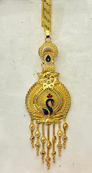 Peacock Design Minakari Kamar Chabi