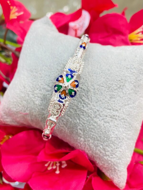 WhatsApp Image 2026-05-20 at 5.18.50 PM 92.5 Pure Silver Minakari Floral Monipuri Noya (CN11-030)