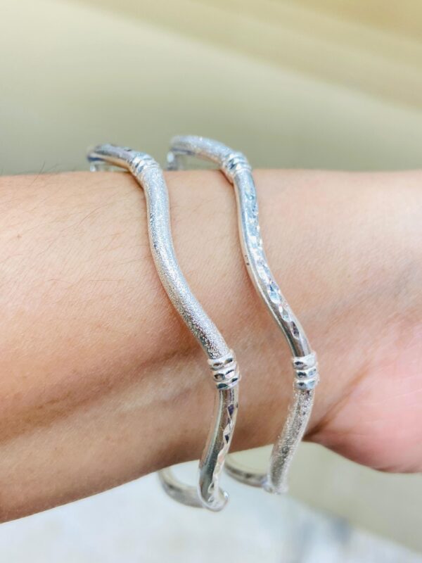 WhatsApp Image 2026-05-25 at 9.48.06 PM 92.5 Pure Silver Beki Bangle (Pair) (CN 18-5)