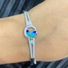 WhatsApp Image 2026-06-03 at 8.28.52 PM 92.5 Pure Silver Butterfly AD Stone Bracelet (CN13-80)