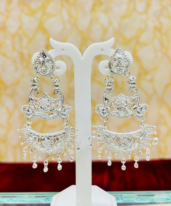 92.5 Pure Silver Peacock Design Kanbala