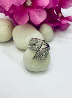 WhatsApp Image 2026-06-22 at 1.58.02 PM (1) 92.5 Silver Stylish Leaf Design Finger Ring