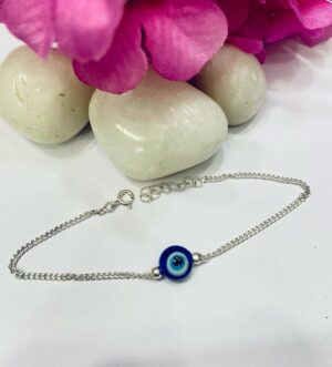 WhatsApp Image 2026-06-22 at 2.25.52 PM 92.5 Pure Silver Evil Eye Design Bracelet