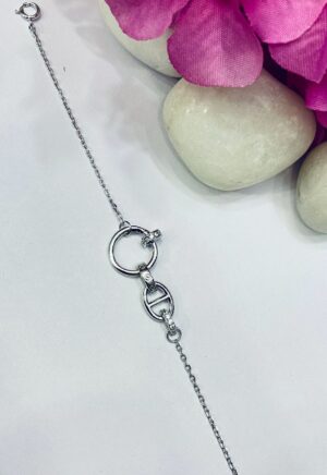 WhatsApp Image 2026-06-22 at 4.09.04 PM 92.5 Pure Silver Circle Design Chain Bracelet