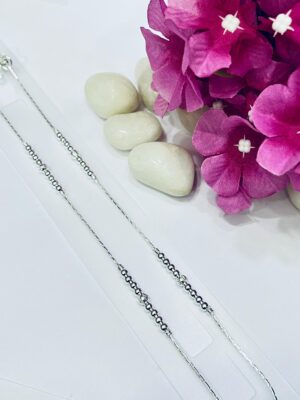 92.5 Pure Silver Ball Design Payal