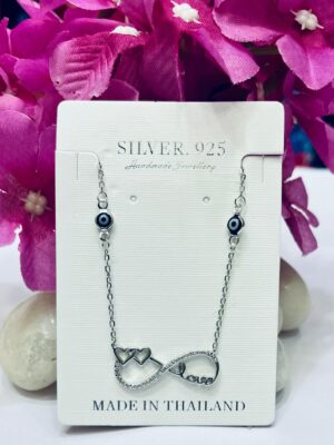 WhatsApp Image 2026-06-25 at 8.08.19 PM 92.5 Pure Silver Infinity Eveil Eye Chain Pendant