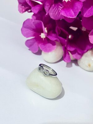 WhatsApp Image 2026-07-02 at 4.43.26 PM (1) 92.5 Pure Silver Infinity Finger Ring (Size- 8)