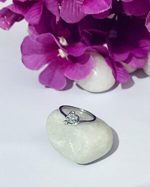 92.5 Pure Silver Premium Fashion Finger Ring (Size-11)