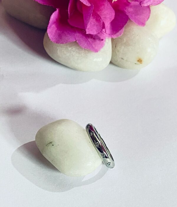 WhatsApp Image 2026-07-02 at 4.43.41 PM 92.5 Pure Silver Premium AD Band Finger Ring (Size-12)