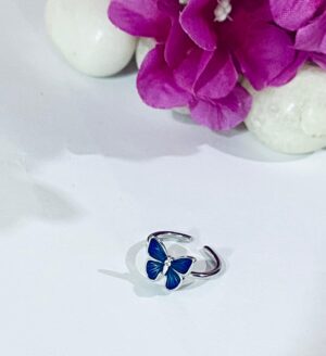 WhatsApp Image 2026-07-02 at 4.43.49 PM 92.5 Pure Silver Butterfly Adjustable Finger Ring